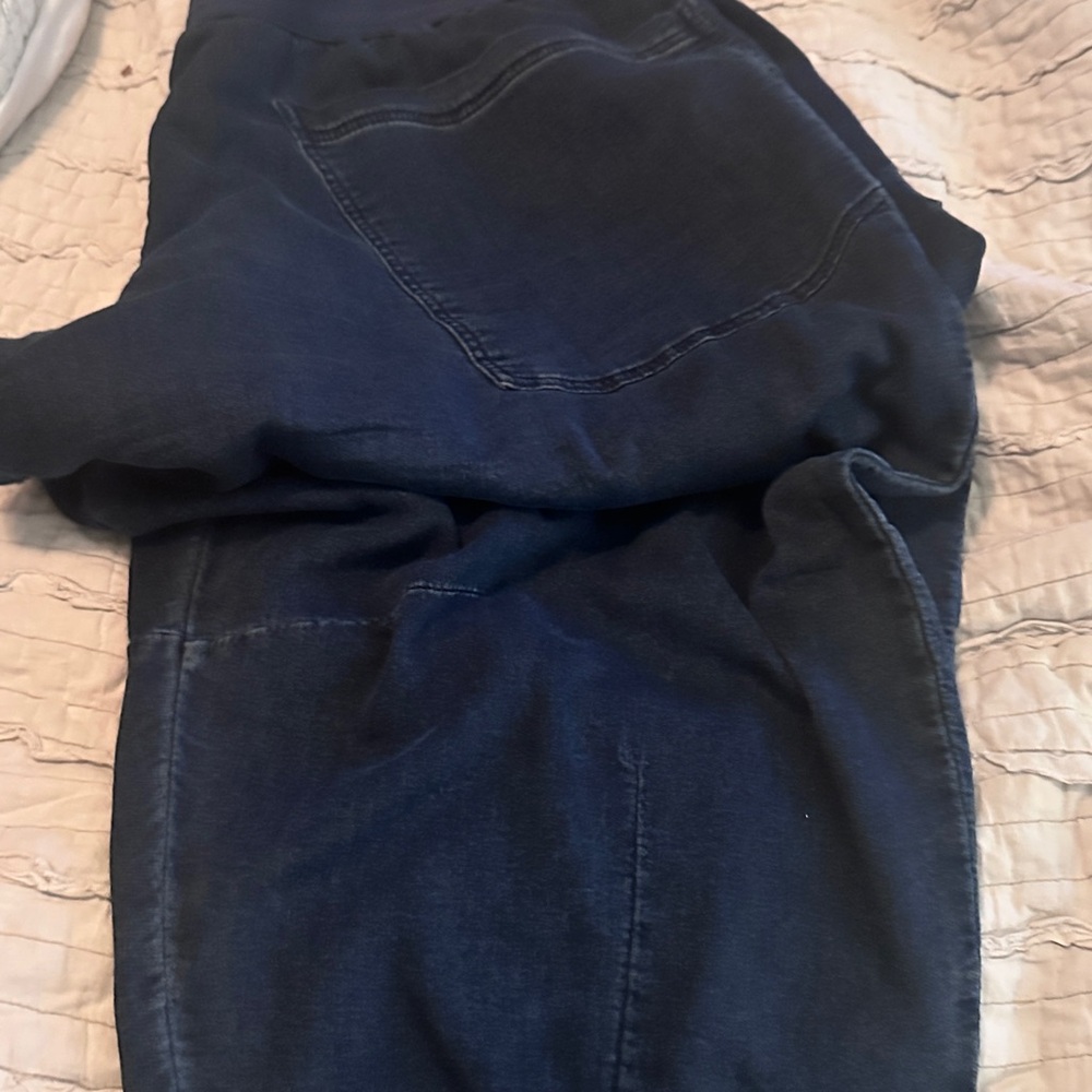 Pilcro Deep Indigo Flare Jeans